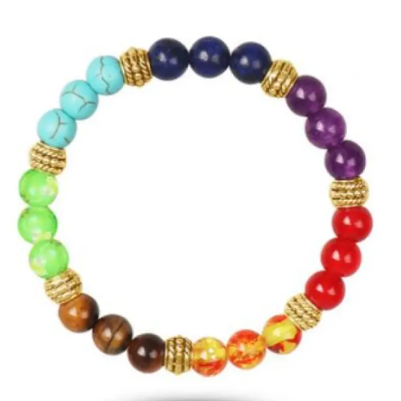 Chakra Energy Bead Bracelet